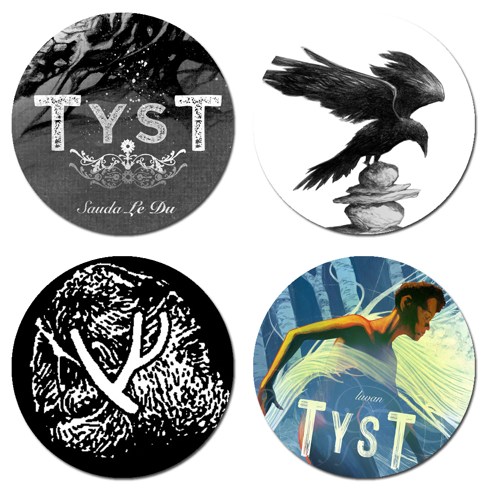 La série des 4 badges TysT